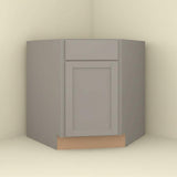 Hampton Bay Courtland 36 in. Sterling Gray Shaker Sink Base Cabinet