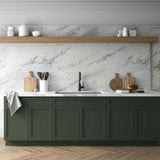 Hampton Bay Designer Series Melvern 36" Shaker ADA Sink Base Cabinet in Forest