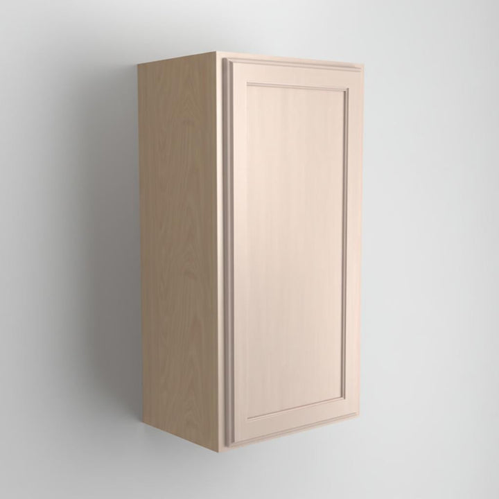 Hampton Bay 15x12x36 Inch Unfinished Wall Kitchen Cabinet with Recessed Panel