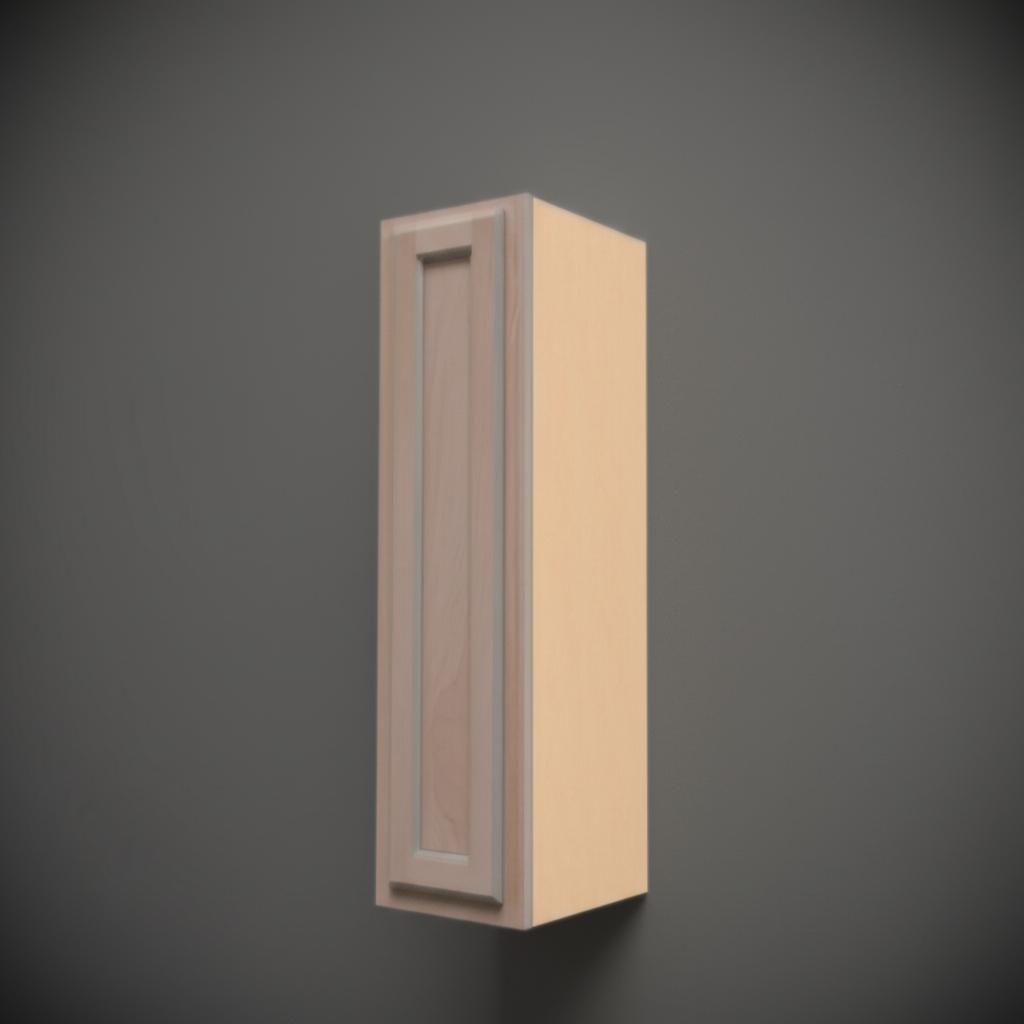 Hampton Bay Unfinished Beech Wall Kitchen Cabinet with Recessed Panel