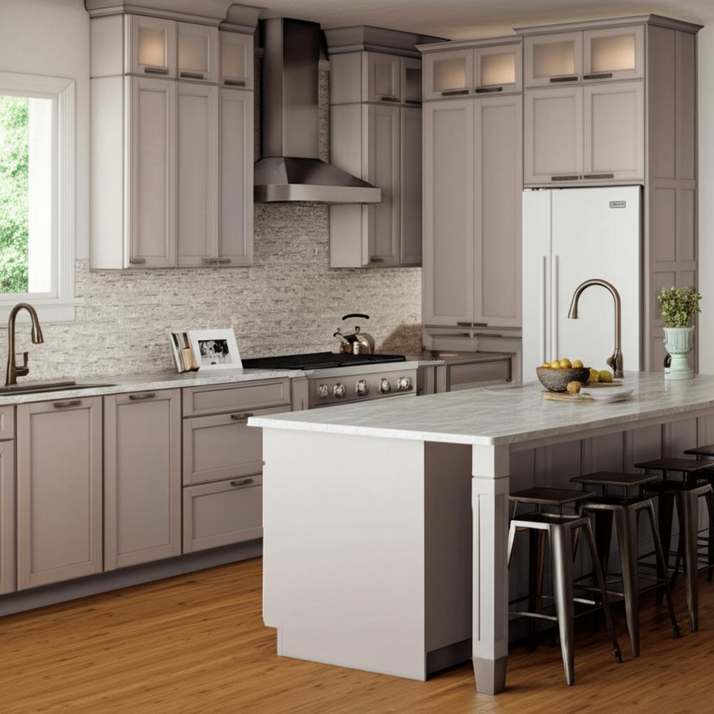 Hampton Bay Unfinished Beech Wall Kitchen Cabinet with Recessed Panel