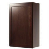 Hampton Bay Shaker Wall Kitchen Cabinet in Java - 18" W x 12" D x 30" H