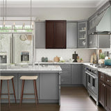 Hampton Bay Shaker Wall Kitchen Cabinet in Java