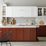 Hampton Bay Courtland 18 in. Polar White Shaker Wall Kitchen Cabinet