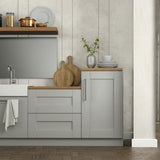 Hampton Bay Shaker Dove Gray Wall Kitchen Cabinet