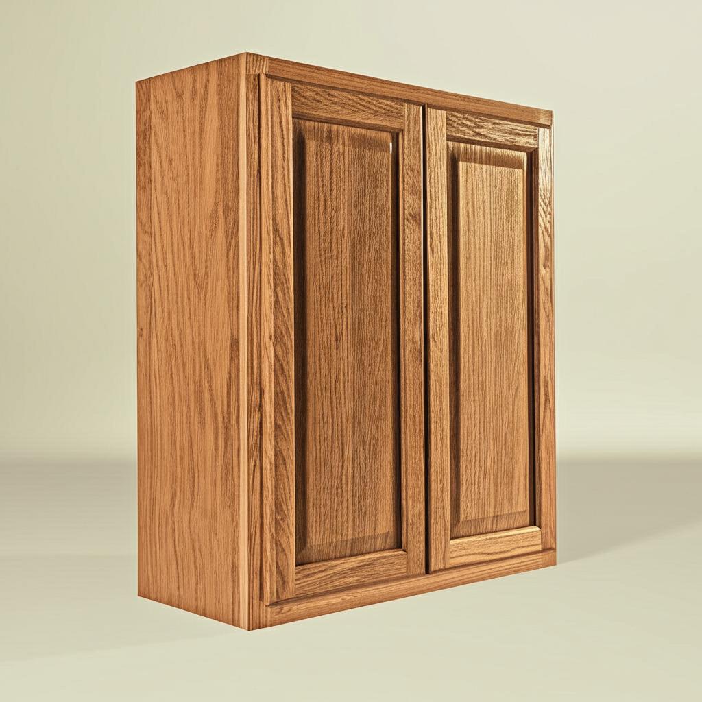 Hampton Bay Medium Oak Wall Kitchen Cabinet - 27x12x30