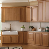 Hampton Bay Medium Oak Wall Kitchen Cabinet - 30x12x42