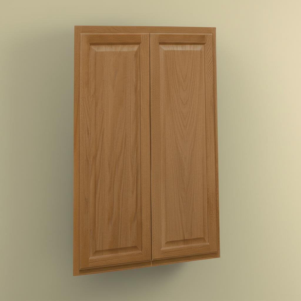 Hampton Bay Medium Oak Wall Kitchen Cabinet - 30x12x42