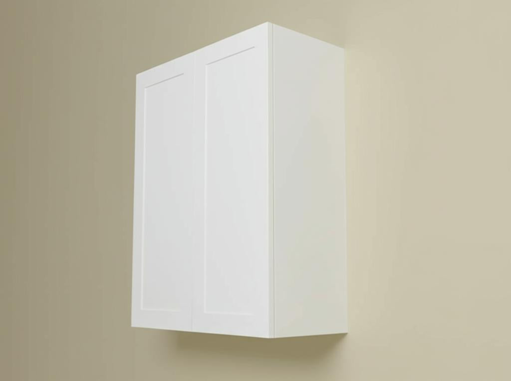 Hampton Bay Cambridge White Shaker Wall Kitchen Cabinet with Soft-Close Doors