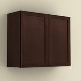 Hampton Bay Shaker Wall Kitchen Cabinet in Java - 30" W x 12" D x 36" H