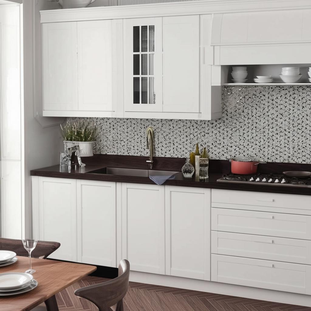 Hampton Bay Westfield Feather White Shaker Wall Kitchen Cabinet