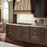 Hampton Bay Shaker Wall Kitchen Cabinet in Java - 15" W x 12" D x 30" H