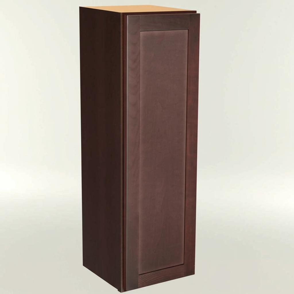 Hampton Bay Shaker 12x12x36 Wall Kitchen Cabinet in Java