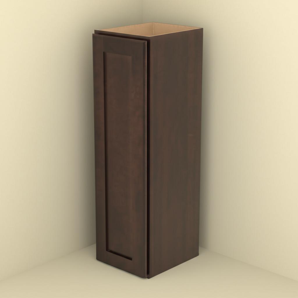 Hampton Bay Shaker 9x12x30 Wall Kitchen Cabinet in Java
