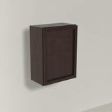 Hampton Bay Shaker 24 in. W x 12 in. D x 30 in. H Assembled Wall Kitchen Cabinet in Java