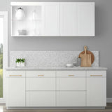 Hampton Bay Cambridge White Shaker Wall Kitchen Cabinet with Soft Close Doors