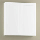 Hampton Bay Cambridge White Shaker Wall Kitchen Cabinet with Soft Close Doors