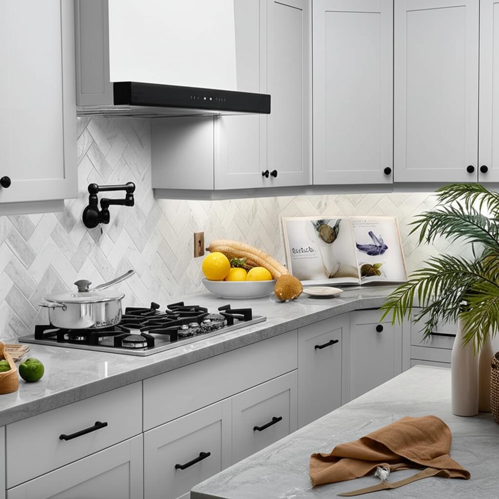 Hampton Bay Cambridge White Shaker Wall Cabinet with Soft Close Doors