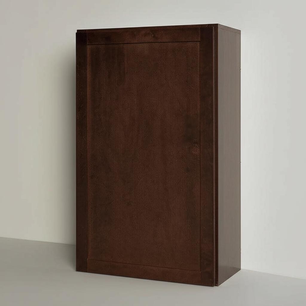 Hampton Bay Shaker Wall Kitchen Cabinet in Java - 21" x 12" x 36"