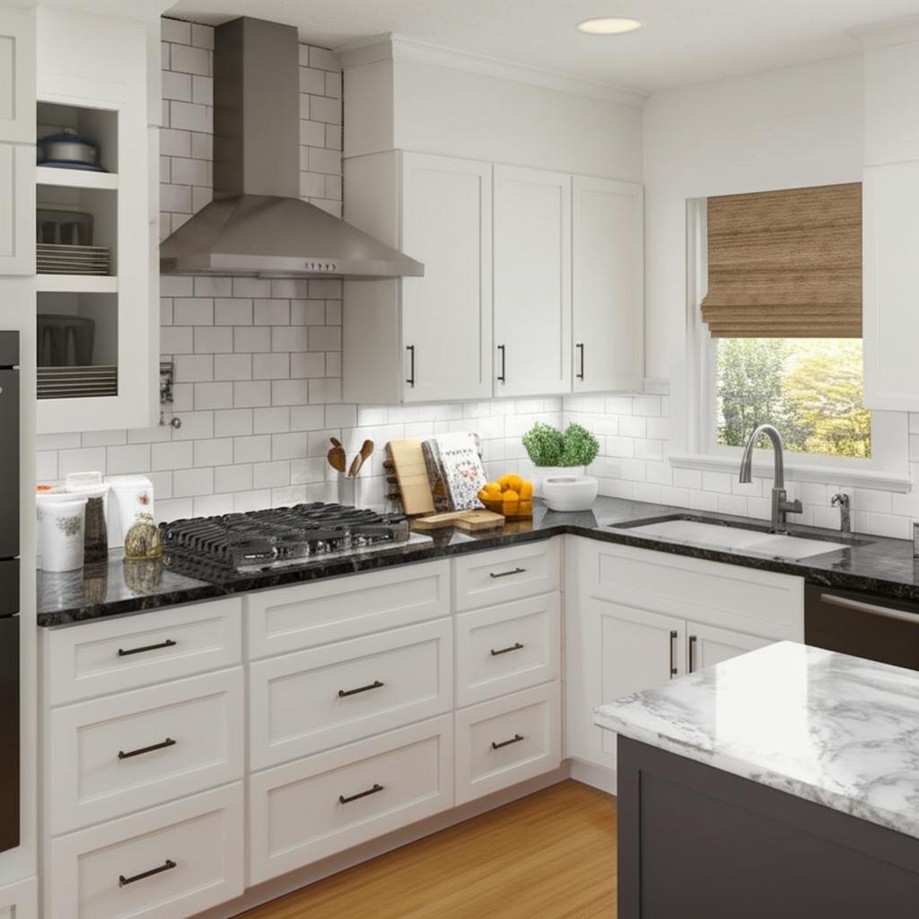 Hampton Bay Westfield Feather White Shaker Wall Kitchen Cabinet