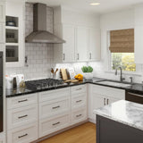 Hampton Bay Westfield Feather White Shaker Wall Kitchen Cabinet