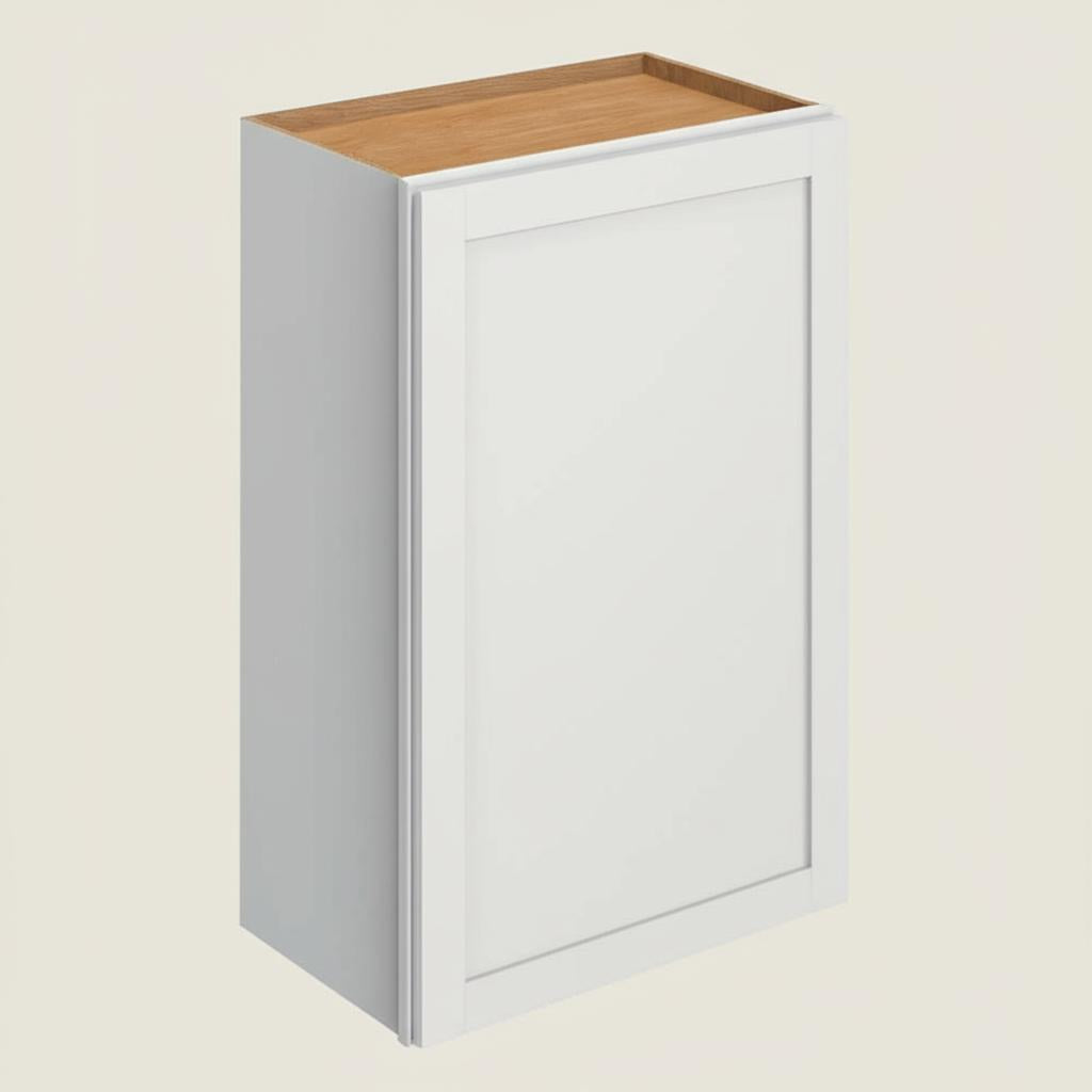 Hampton Bay Westfield Feather White Shaker Wall Kitchen Cabinet