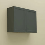 Hampton Bay Designer Series Melvern Shaker Wall Kitchen Cabinet in Forest