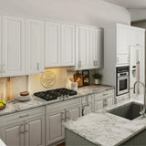 Hampton Bay Designer Series Elgin Assembled Wall Kitchen Cabinet in White