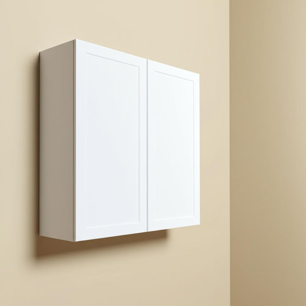 Hampton Bay Designer Series Melvern Assembled Wall Kitchen Cabinet in White
