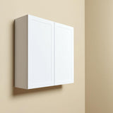 Hampton Bay Designer Series Melvern Assembled Wall Kitchen Cabinet in White