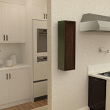 Hampton Bay Shaker Wall Kitchen Cabinet in Java - 9x12x36