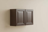 Hampton Bay Benton Assembled Wall Cabinet in Butterscotch - 30x18x12 in.
