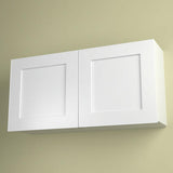 Hampton Bay Cambridge White Shaker Wall Cabinet with Soft-Close Doors