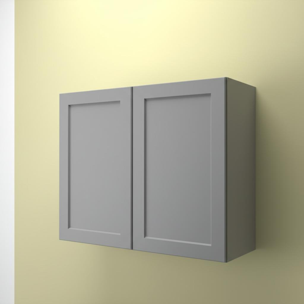 Hampton Bay Designer Series Melvern Wall Kitchen Cabinet in Heron Gray