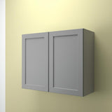 Hampton Bay Designer Series Melvern Wall Kitchen Cabinet in Heron Gray