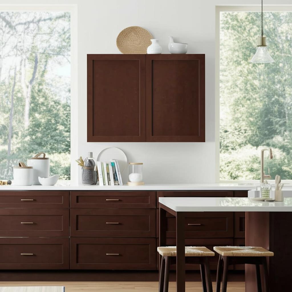 Hampton Bay Designer Series Soleste Wall Kitchen Cabinet in Spice