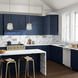 Hampton Bay Avondale Ink Blue Shaker Wall Kitchen Cabinet