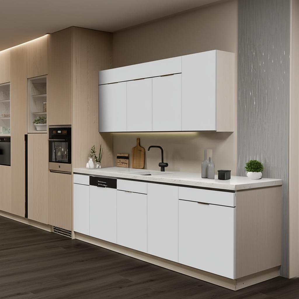 Hampton Bay Designer Series Edgeley Assembled Wall Kitchen Cabinet in White