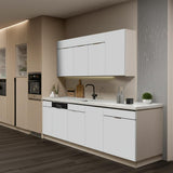 Hampton Bay Designer Series Edgeley Assembled Wall Kitchen Cabinet in White