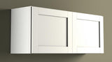Hampton Bay Westfield Feather White Shaker Wall Kitchen Bridge Cabinet
