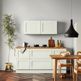 Hampton Bay Westfield Feather White Shaker Wall Kitchen Bridge Cabinet