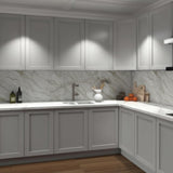 Hampton Bay Designer Series Melvern Wall Kitchen Cabinet in Heron Gray