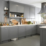 Hampton Bay Designer Series Melvern Storm Gray Shaker Wall Kitchen Cabinet