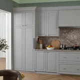 Hampton Bay Designer Series Elgin Wall Kitchen Cabinet in Heron Gray