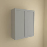 Hampton Bay Designer Series Melvern Wall Kitchen Cabinet in Heron Gray