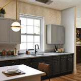 Hampton Bay Designer Series Elgin Wall Kitchen Cabinet in Heron Gray