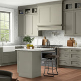 Hampton Bay Westfield Dusk Gray Shaker Wall Kitchen Cabinet