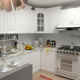 Hampton Bay Designer Series Elgin Assembled Wall Kitchen Cabinet in White