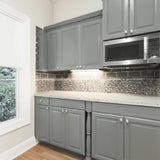 Hampton Bay Designer Series Elgin Wall Kitchen Cabinet in Heron Gray