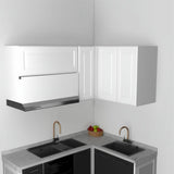 Hampton Bay Designer Series Elgin Assembled Wall Kitchen Cabinet in White